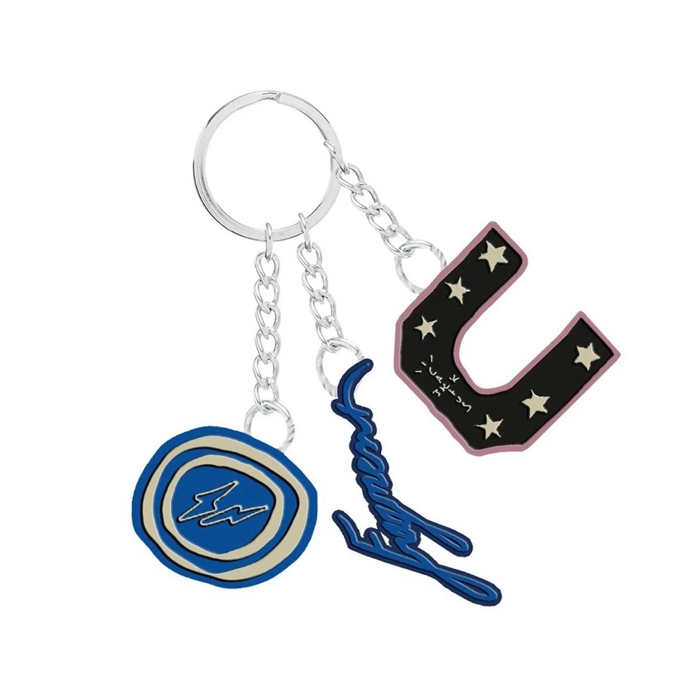Travis Scott Cactus Jack For Fragment 3 Charm Keychain
Multi